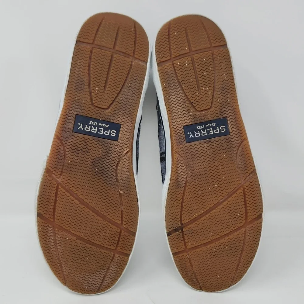 Men's Sperry Halyard Gore Slip-on‎ Sneakers Grey Palm 9.5M